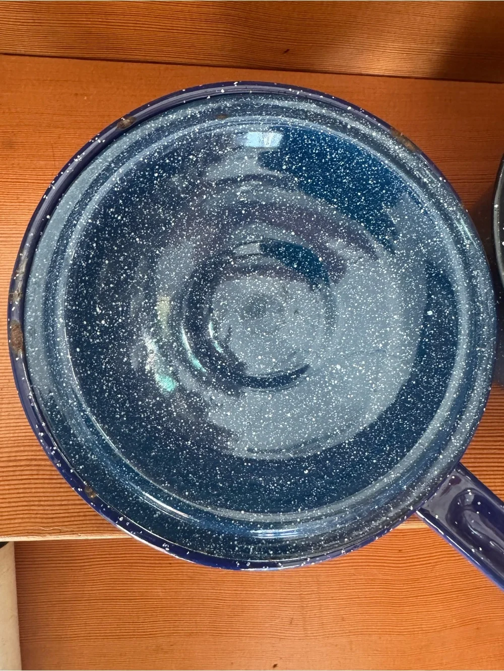 Blue Speckled Enamel Cookware - 3 Pieces